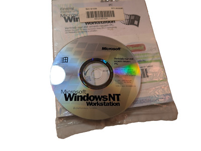 Microsoft Windows NT Workstation mit Buch