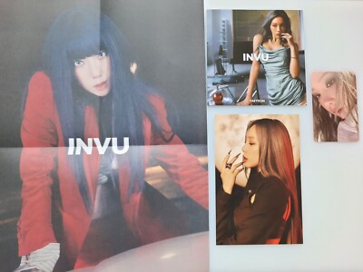 Taeyeon Photocard / INVU / Orange Version / + Poster und Postkarte
