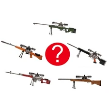 Blind Box 1:12 Diecast Sniper Rifle Gun Action Figure Prop 1 Random Figure