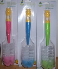 New Disney Winnie The Pooh Bottle Brush with Sponge Tip, Baby Shower