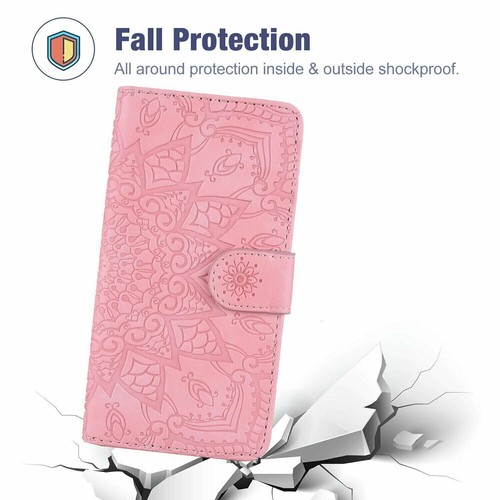 Embossing Flower Wallet Phone Case For iPhone 15 14 13 12 11 Pro Max XR 5 6 7 8 - 第 24/40 張圖片
