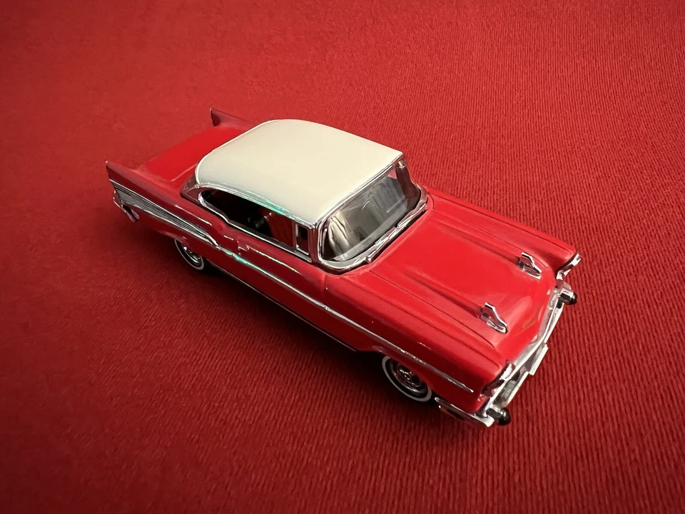Chevrolet Bel Air 1957 de colección Dinky Matchbox techo rígido diecast DYG02 1:43 Foto 4 de 4