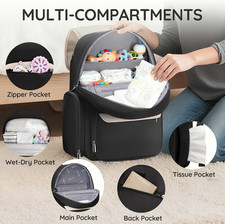 Small Diaper Bag Backpack Changing Pad Stylish Diaper Bag Insulated Bottle Water