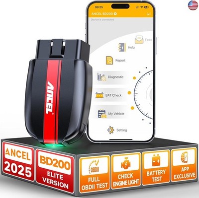 ANCEL BD200 OBD2 Scanner Bluetooth - Code Reader & Check Engine Diagnostic