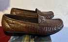 SAS Metro Cognac Croc Slip On Loafers Size 8M — photo 2