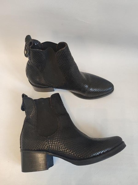 Women Andrea Sabatini Boots Black Leather 37.5