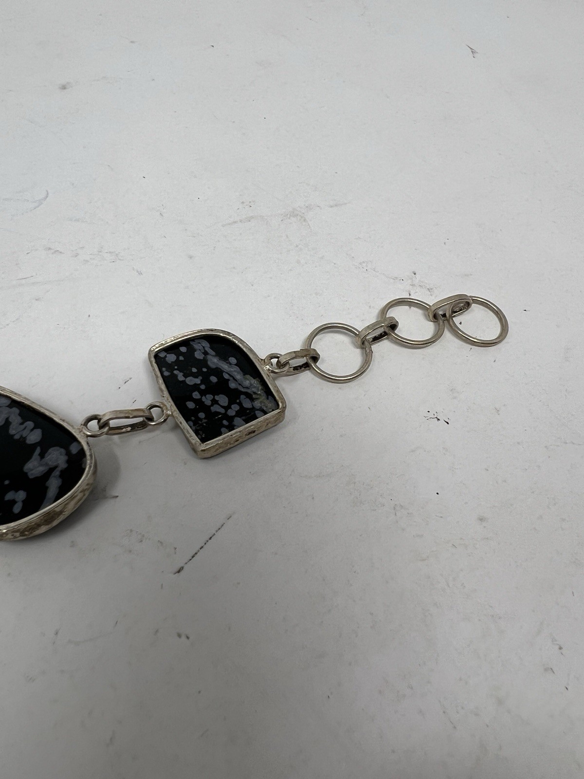 Cushion Natural Jasper Solid Silver Unique Bezel … - image 7