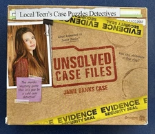 UNSOLVED CASE FILES Jamie Banks Case Cold Case Murder Mystery Game Opened