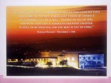 lot of 3 Ronald Reagan Presidential Library simi valley CA oversized perforated