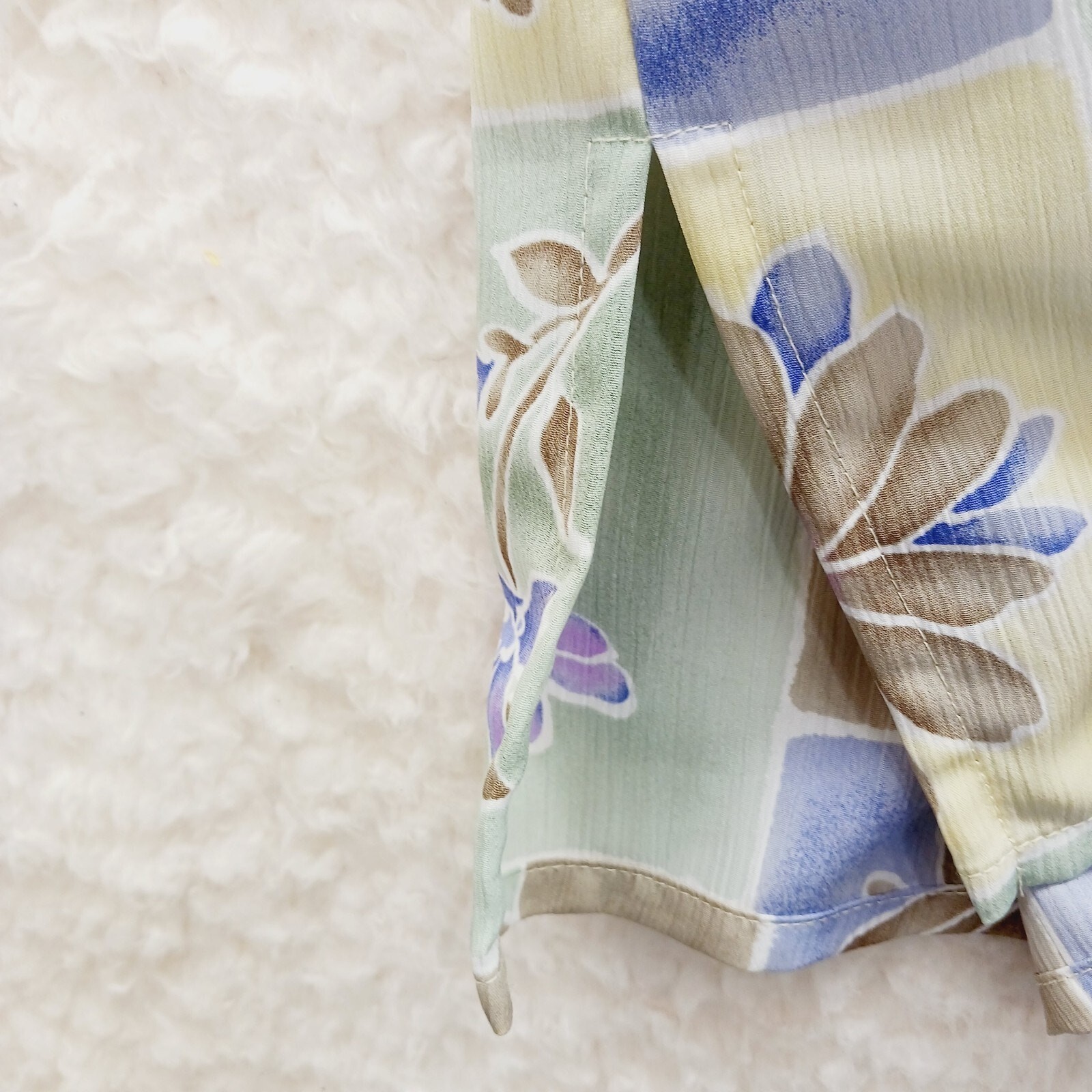 Blouse Size 14 Orchid Bloomcore Patchwork Office … - image 7