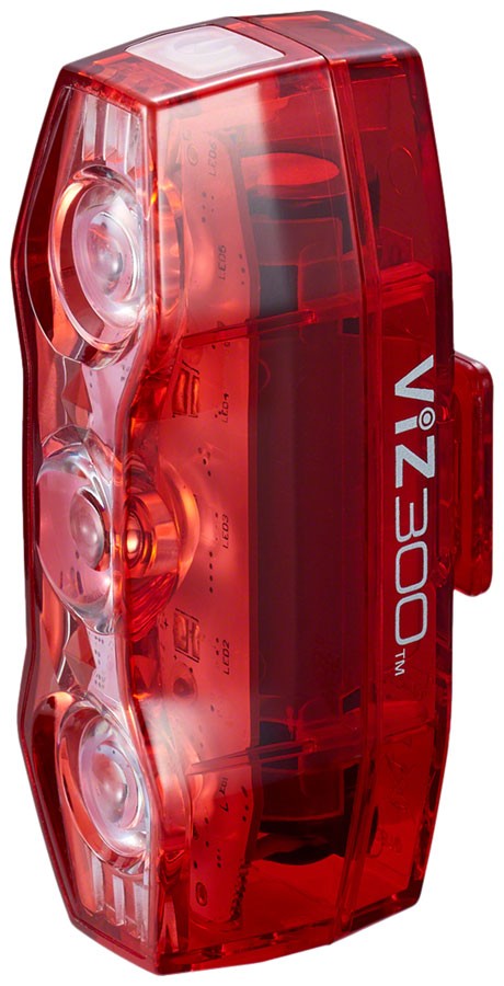 Cateye ViZ300 USB-C Rear Bike Light - 300LM Hyperflash Snap Mount Long 7690₽