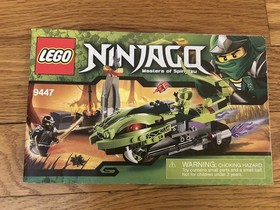 Lego Ninjago 9447 Lasha&rsquo;s Bite Cycle, Pre-Owned With Booklet