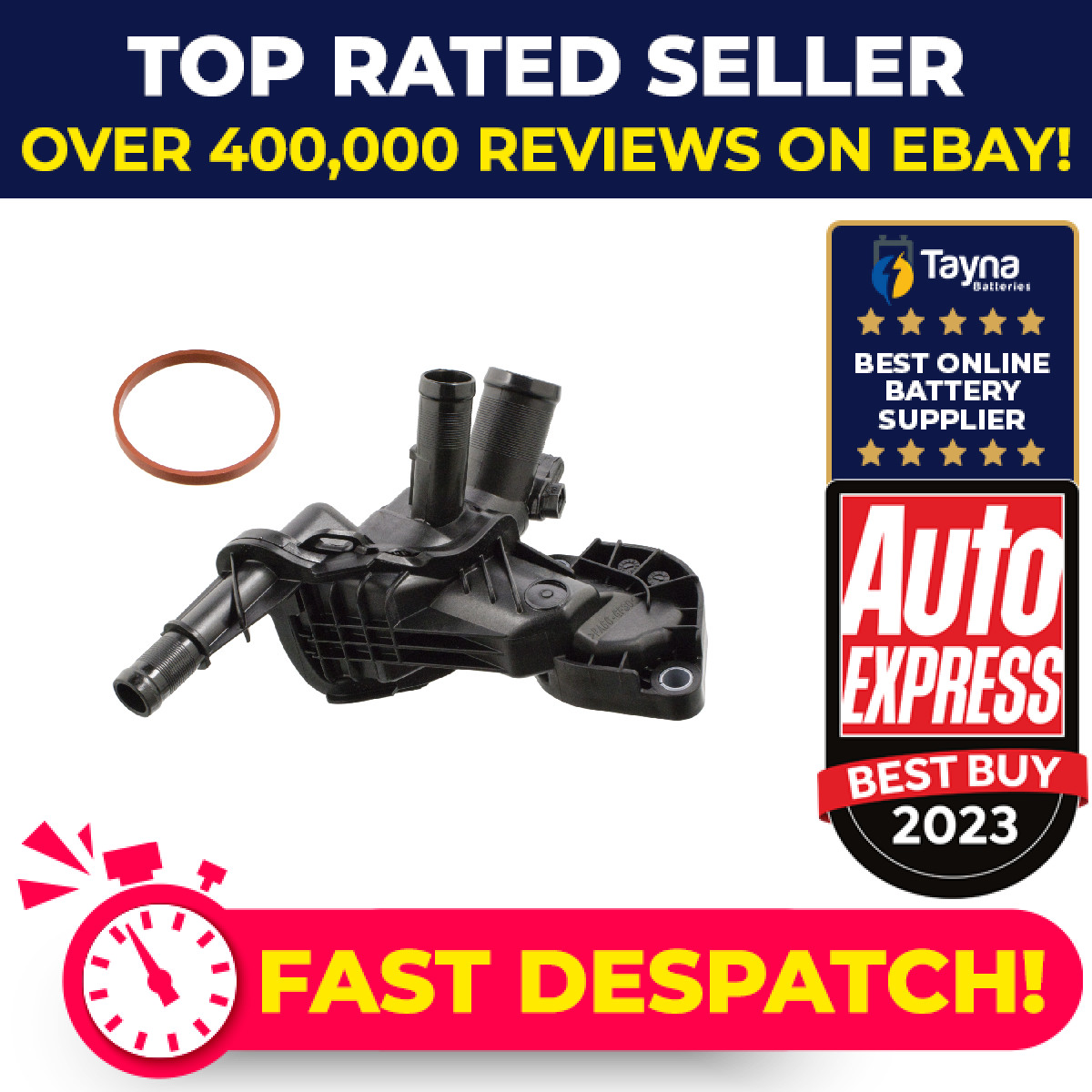 Coolant Thermostat fits DACIA LOGAN Mk2 9 2012 on 110616064R Febi Quality New