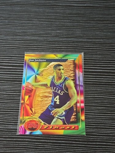 1993-94 Topps Finest - Jim Jackson #136 Sharp Looking Card