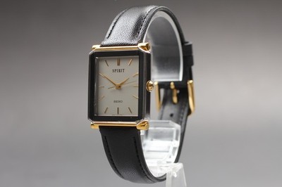 Vintage 1992 Exc+4 Seiko Spirit 7N01-5A50 Gold Two-Tone Quartz