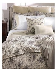 RALPH LAUREN Dover Street Gwendolyn Paisley Gray FULL/ QUEEN COMFORTER SET 7pc