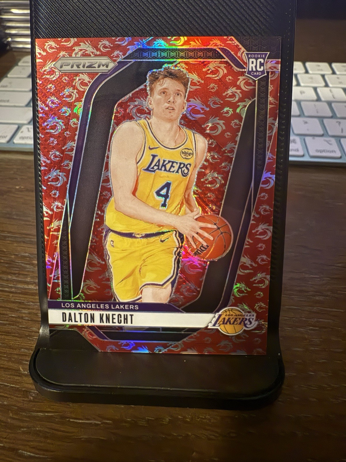 2024-25 Panini Prizm - Dalton Knecht #238 Choice Red Prizm /88 (RC)