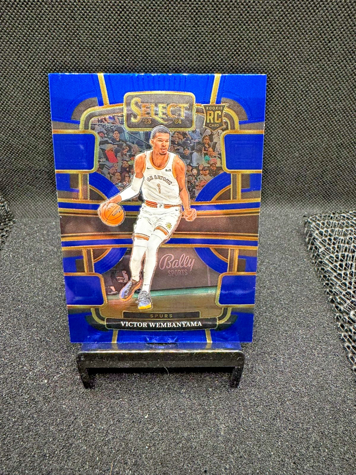 2023-24 Panini Select Victor Wembanyama Blue Prizm RC #87 Concourse Spurs Rookie