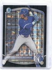 2025 Bowman Draft #BDC-31 Yandel Ricardo Chrome Black Geometric #/10