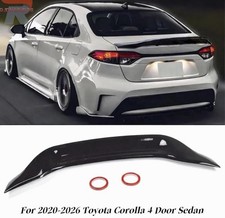 For 2020- 2027 Toyota Corolla Sedan Glossy Black R Style Rear Trunk Spoiler Lip For 2020- 2027 Toyota Corolla Sedan Glossy Black R Style Rear Trunk Spoiler Lip