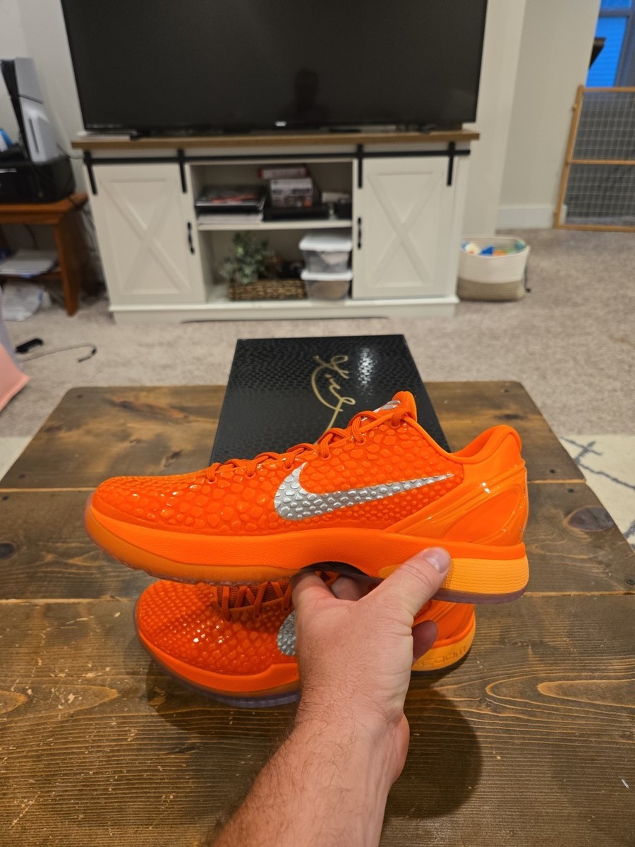 Nike Zoom Kobe 6 VI Protro Total Orange IH1871-800 Size 11 Men's