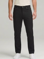 Member's Mark Men's Denali Pant 34x32 Black Straight Fit Performance Chino Trave