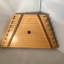 First Act Zither Wooden Body Natural Finish Brown Folk Instrument 98122GX