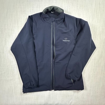 Gulfstream Jacket Adult XL Blue Performance Windbreaker Jet Plane FLAW