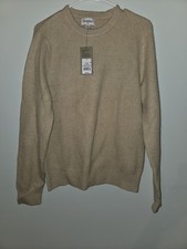 Men's Crewneck Pullover Sweater - Goodfellow  Co Tan S