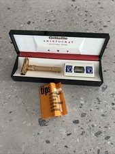 Gillette Aristocrat Rasierer, Vergoldet