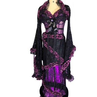 Gothik Rock Y2K Emo Kleidung Cyber Grunge Vkei Punk Rock Gothic Kleid