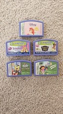 Leap Frog Leapster Learning Game Cartridges Lot Of 5 Games Disney Dora  More