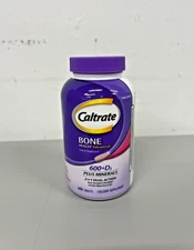Caltrate 600 Plus D3 Minerals Calcium and Vitamin D Supplement Tablets 165 Count