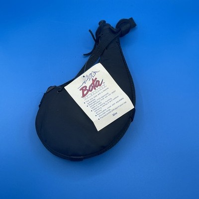 New Bota Boulder Colorado Black Nylon over Hard Plastic Water Bottle Canteen