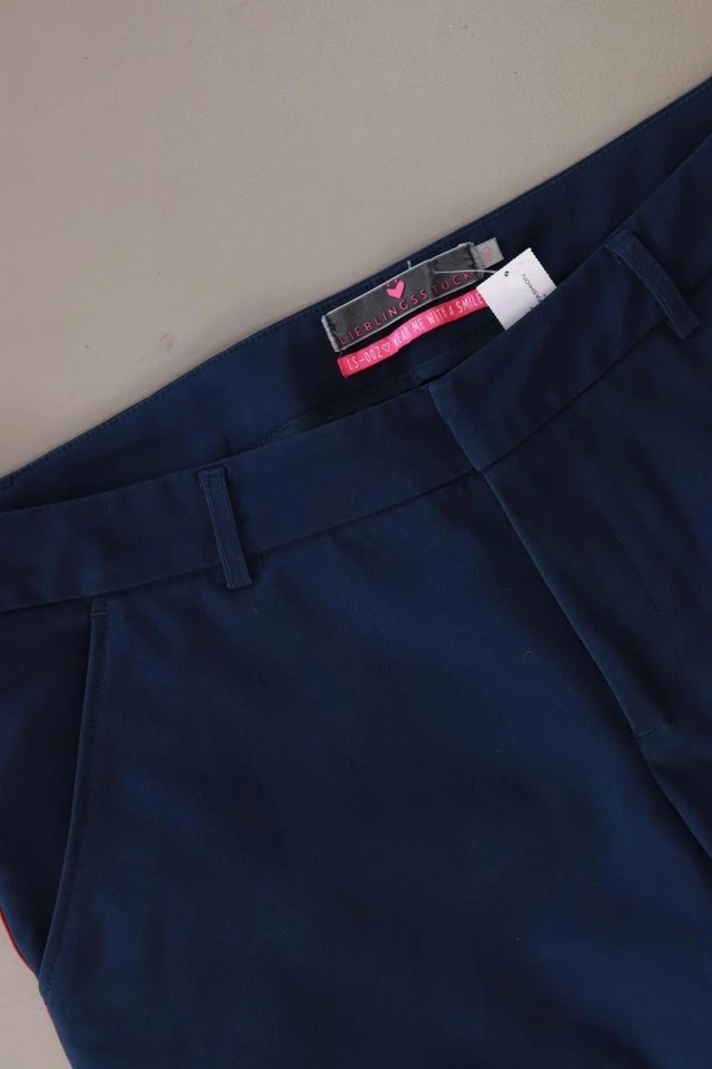 ✅ Pantalones favoritos para damas talla 40, M azul algodón ✅ - Imagen 3 de 4