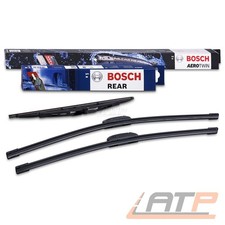 BOSCH AEROTWIN SCHEIBENWISCHER AR801S + HECKWISCHER H341 FÜR NISSAN RENAULT OPEL