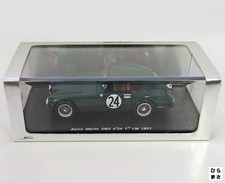 1/43 Scale Aston Martin DB2 Le Mans 1951 7th Diecast #24 Green