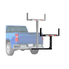 PENSUN Truck Bed Extender, 2 in 1 Design Foldable Pick Up Truck Bed Hitch Mou...