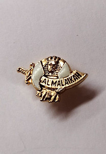 Al Malaikah Small Shriners Tie Lapel Tack Pin
