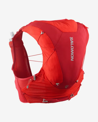 Salomon Adv Skin 12 LT Set - col.Flame scarlet/Haute red