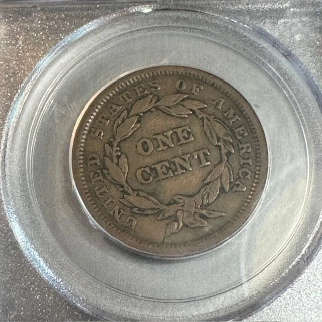 1840 Braided Hair Cent Small Date VF30 PCGS - Image 4 of 4