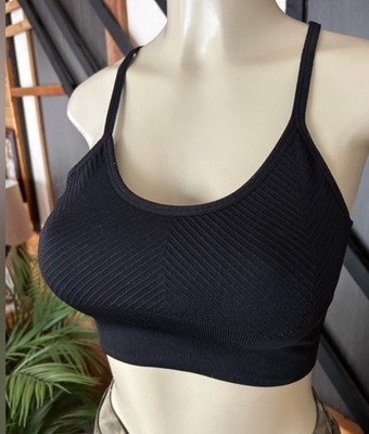 New Women Sports Bra Bundle of 6 SIZE MEDIUM Blue Navy Pink Black Gym Fitness 