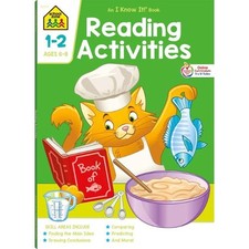 School Zone Reading Activities Grades 1-2 Workbook by School Zone English Pape