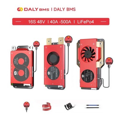 Daly BMS 16S 48V 200A 500A LiFePo4 Smart BMS with Balance +Bluetooth Module lot