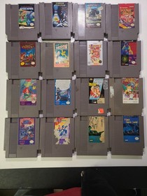 NES LOT-Torn Labels/Cracked Cartridges*Tested Working*(See Description)