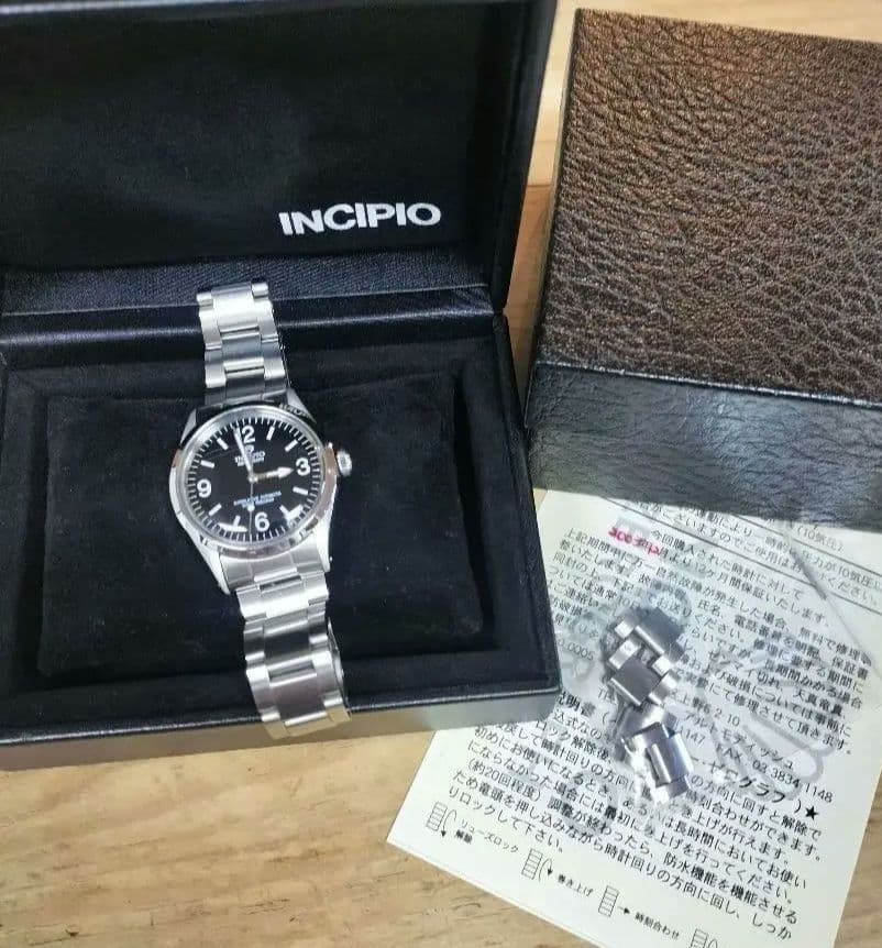 Incipio Zerograph Ranger Automatic ETA 2824-2 Mens Watch Black
