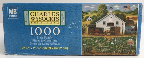 Charles Wysocki Catchin' Bugs 1000 Piece Puzzle Hasbro Milton Bradley - Picture 6 of 7