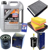 Inspektionskit Filter Liqui Moly ÖL 5L 5W-30 FüR Seat Arosa 6H 1.0 Vw Lupo 6X1