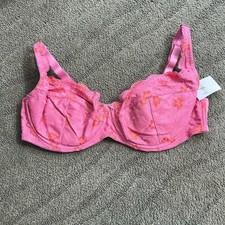 Frederick's of Hollywood Sweet Tart Pink Padded Underwire Bra Size 42C