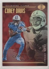 2018 Panini Illusions Trophy Collection Red /199 Corey Davis Randy Moss HOF 1u4